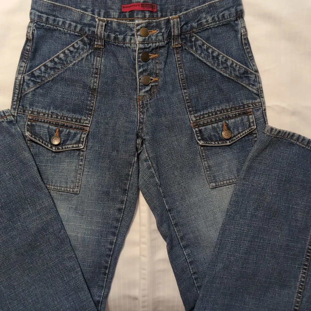 Necessary Objects Ladies Button Fly Denim Jeans